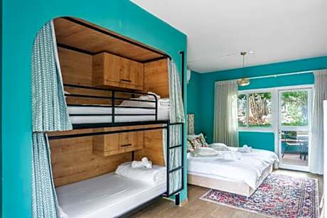 Family room with patio