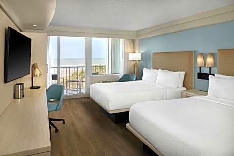 Queen Room with Two Queen Beds and Ocean View