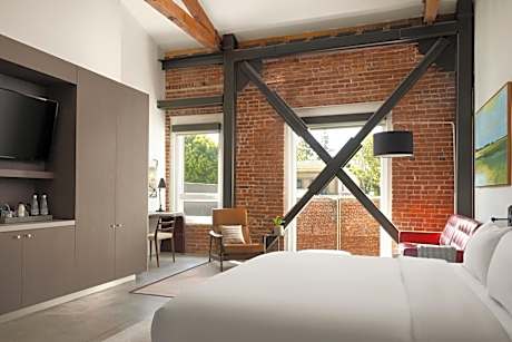 King Loft with Sofa Bed and City View