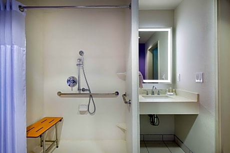 1 King Mobility Hearing Accessible Roll In Shower