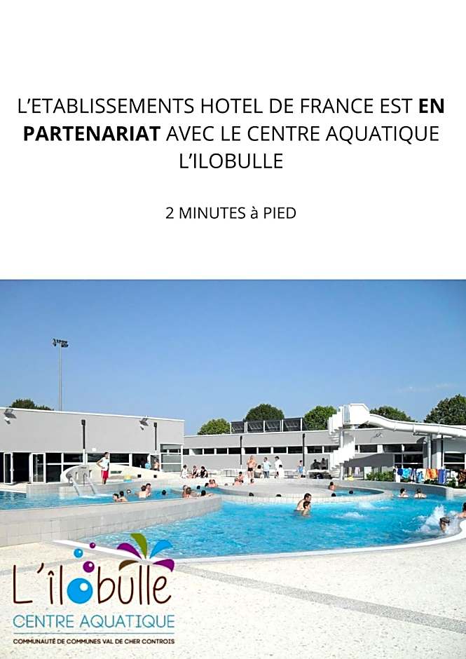 Contact Hôtel de France Contres-Beauval-Cheverny