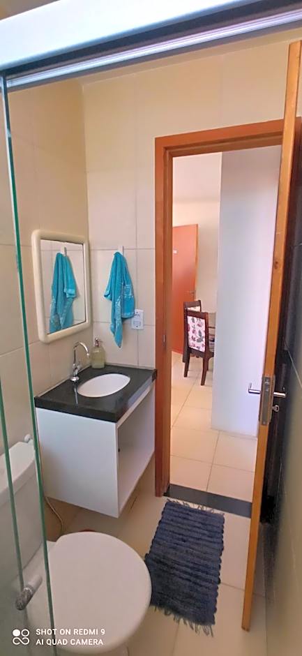 Apartamento lindo, completo e de frente para o mar