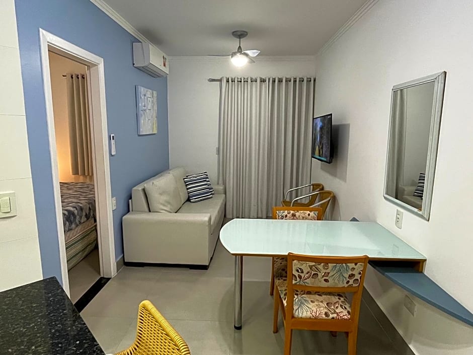 FLAT RIVIERA COM VISTA MAR A 150m DA PRAIA !