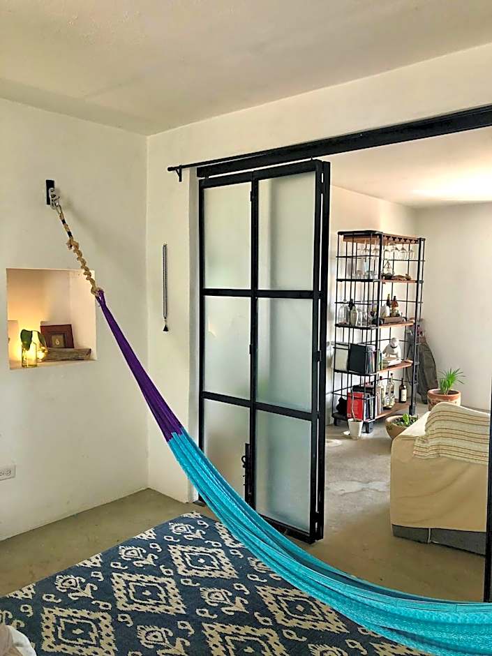 Departamento en planta baja con patio, dos habitaciones con dos ba¿os completos sala y cocina integral Vistas desde la azotea de