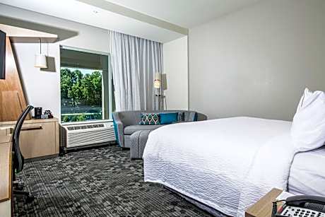 King Room with Sofa Bed and Roll-in Shower - Mobility and Hearing Accessible