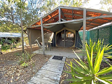 Double Tent with Shared Bathroom
