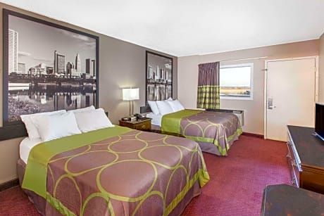 2 Double Beds Smoking