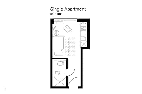 Standard Studio with kitchenette (1 Adult)
