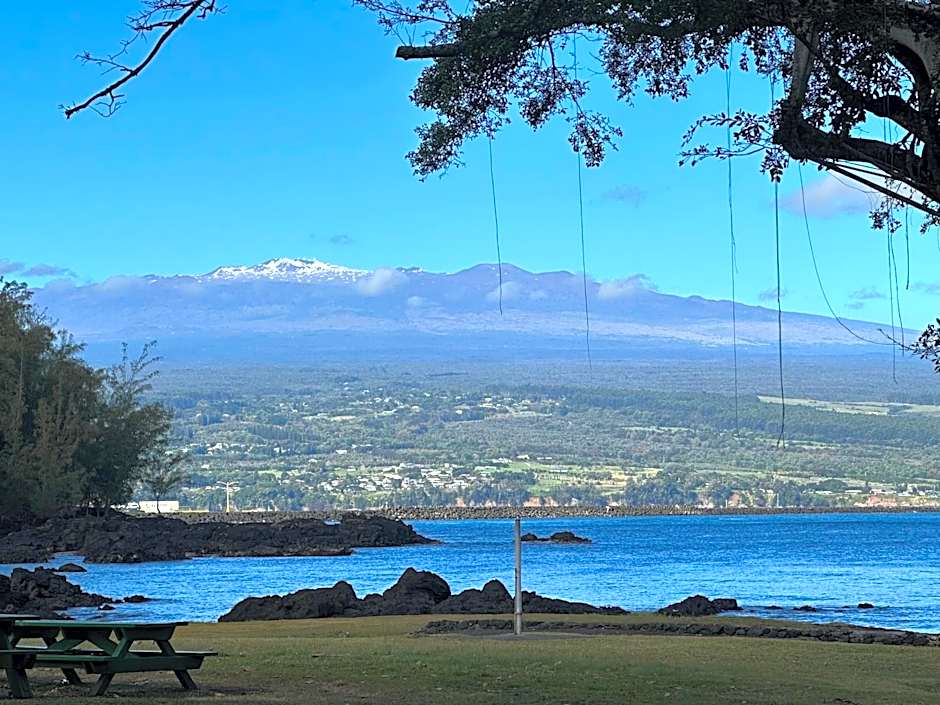 Ocean view Mauna Loa Shores Kai Ekahi #201 next to Carlsmith Beach Park Hilo HI