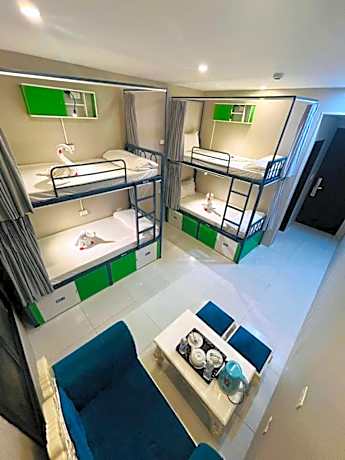 Bed in 4-Bed Male Dormitory Room