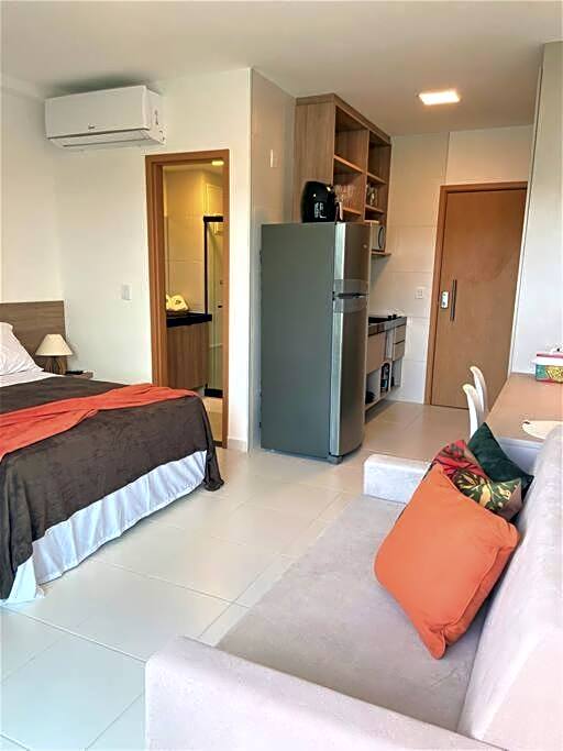 Ambiente integrado e acolhedor