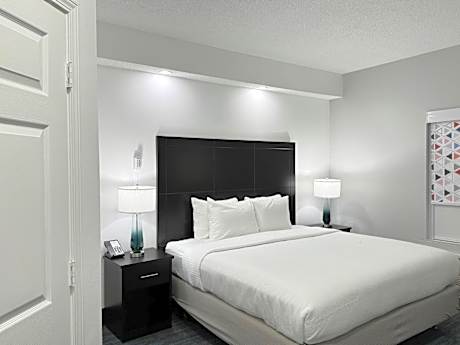 Suite King Bed Mobility Accessible Comm Assist Bathtub Sofabed Microwave Fridge NSMK Full Breakfast