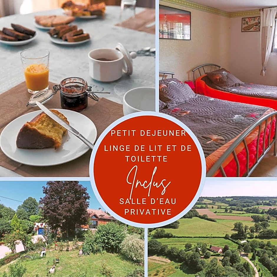 Chambres et table d'hôtes Floromel La Souterraine en rez de chaussee