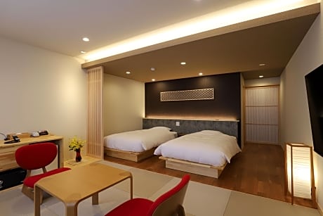 7Th Floor Japanese-Western Style Twin Room With Futon