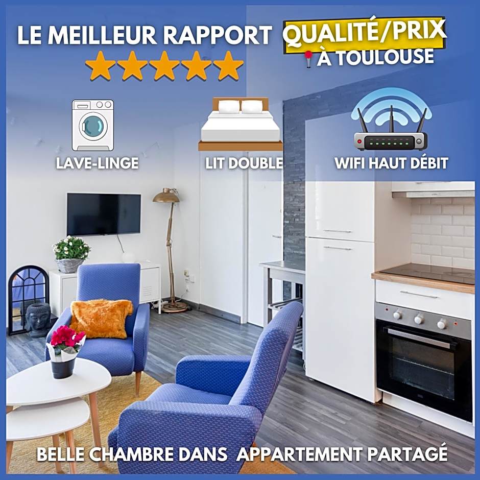 Chambre Privée - TOUT CONFORT - WIFI