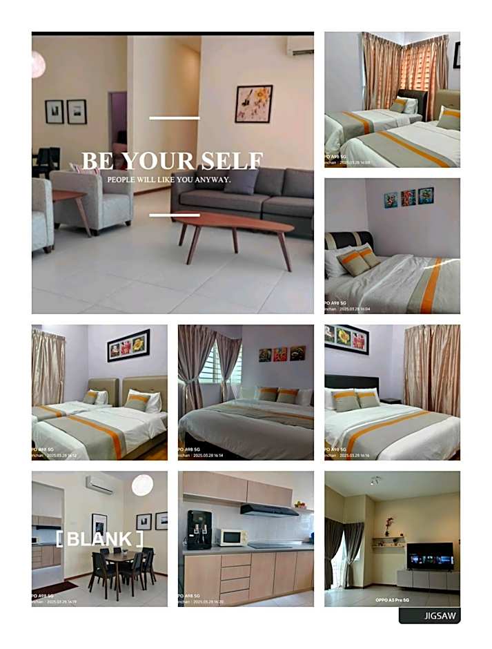 Sekinchan HighView Penthouse 15pax 5R5B 顶层公寓 看海 看稻田景