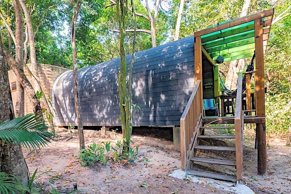 Alquimia Zen IGLUs de eucalipto na Reserva Aruá