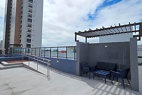 PERFEITO 1dorm, piscina, Intermares com garagem