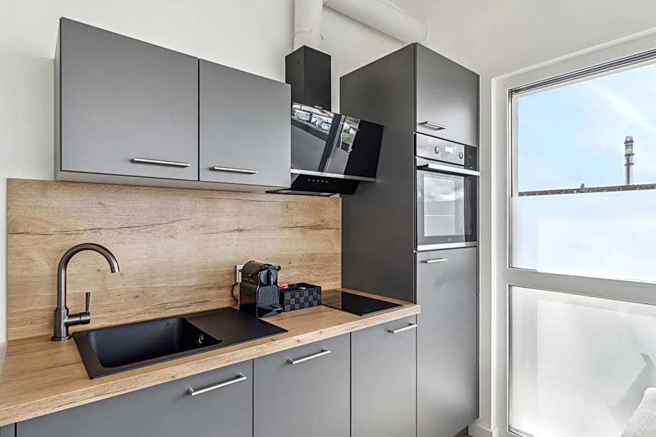 SUITE4ME - Moderne Apartments I Küche I Balkon I Waschmaschine