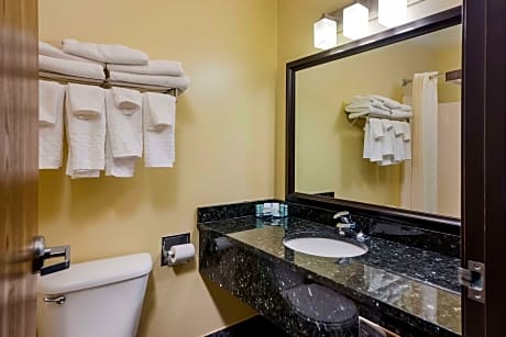 Suite-1 King 1 Queen, Non-Smoking, Second Floor, High Speed Internet Access, Refrigerator, Full Brea