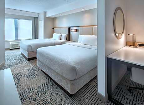 Studio, Multiple Beds (Mobility/Hearing Access, Roll-In Shwr) (2 Queen Beds and 1 Double Sofa Bed)