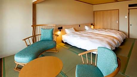 Twin Room with Tatami Area and Balcony
