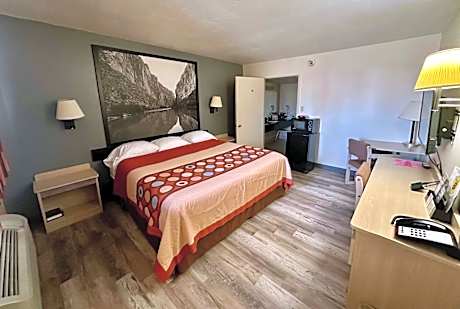 King Room with Roll-In Shower - Mobility/Hearing Accessible - Non-Smoking