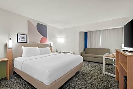 1 King Bed With Sofabed