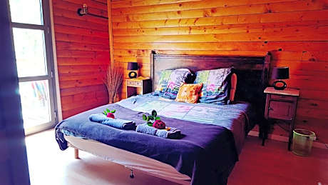 Double Room with Mountain View and Shared Bathroom