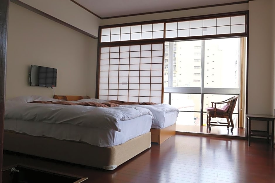 Izu 4 sea ocean reinforced con Double bed + single bed 2 sea view (room