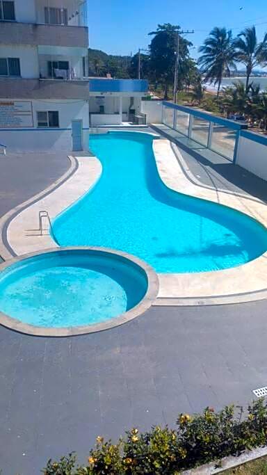 Apt 202 Frente para o Mar e Piscina Village das Ondas