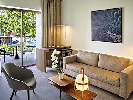 Junior King Suite with Sofa Bed, Terrace and Patio View