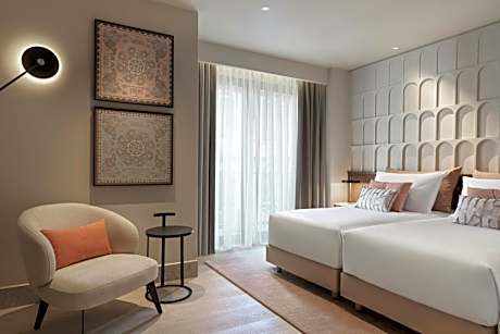 Twin Room with Urban View and some with Balcony