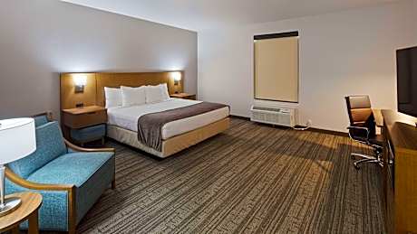 ACCESSIBLE - 1 KING,MOBACC,COMAST,BATHTB,MICRFG,NSMK,FULL BREAKFAST