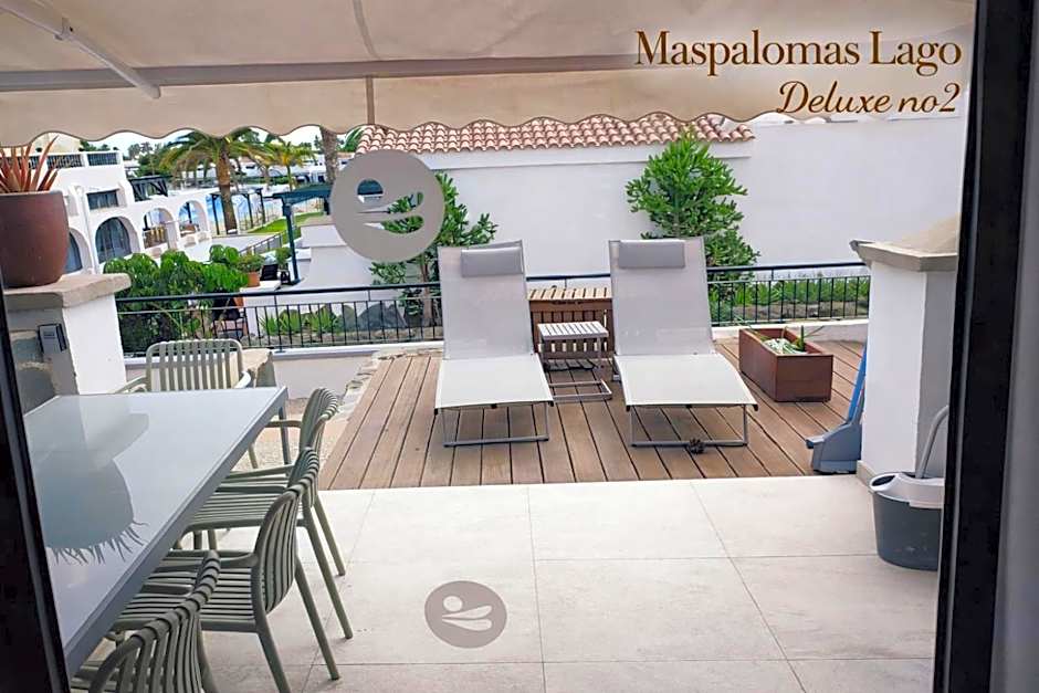 Maspalomas Lago Canary Sunset