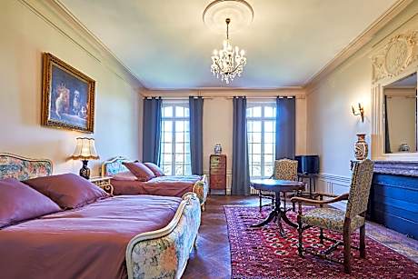 Double-Queen-Salle de bain-Vue sur Jardin