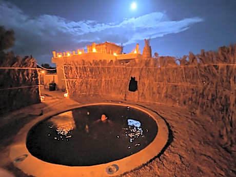 Hot spring,Daily guitar nights,Camping and fire