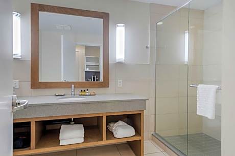 Queen Room with Kitchenette and Shower - Non-Smoking