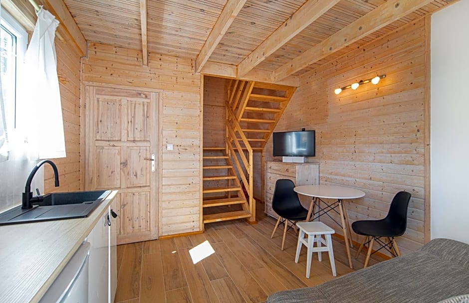 Błękitne domki przy morzu