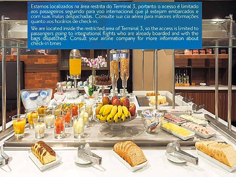TRYP BY WYNDHAM São Paulo Airport - Hotel de Transito Terminal 3 -Lado Ar - Área restrita á passageiros já embarcados - Piso 1