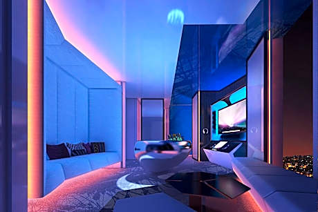 Penthouse I Suite, City View, 1 King Bed, Corner location, High Floor, 20th floor and above, Non-Smoking