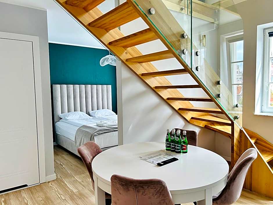 Baltic Gdańsk Old Town by St Mary's Church