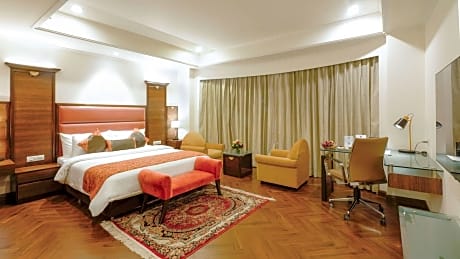 Suite-1 King Bed Non-Smoking Separate Living Area Flat Screen Television Safe Mini Bar Wi-Fi