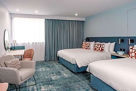 Standard Double Room with Two Double Beds - Disability Access