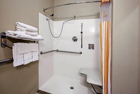 1 King Bed, Mobility/Hearing Accessible Room, Bathtub w/ Grab Bars, Non-Smoking
