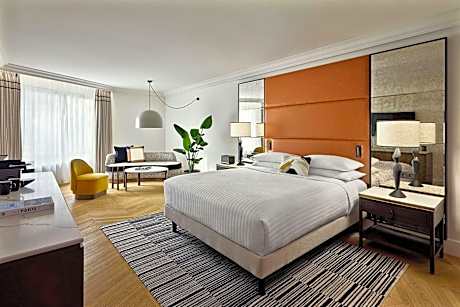 Parisian Family Suite, 2 Bedroom Suite, Bedroom 1: 1 King, Bedroom 2: 2 Double, Atrium view