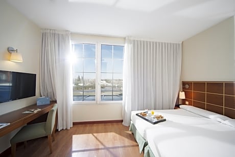 Room with balcony
