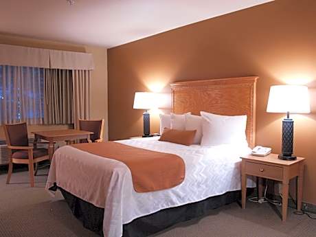 Suite King Bed Mobility Accessible Comm Assist Bathtub Larger Room Sofa Non-Smoking Full Breakfast