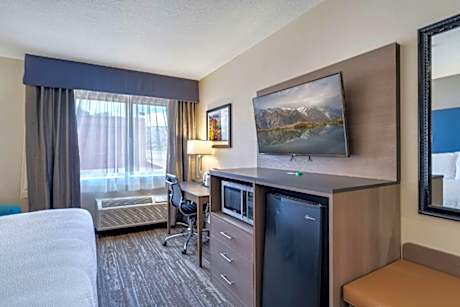 Accessible - 1 Queen Mobility Accessible Bathtub Microwave And Fridge Non-Smoking Full Breakfast