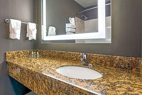King Room - Hearing Accessible - Roll-in Shower